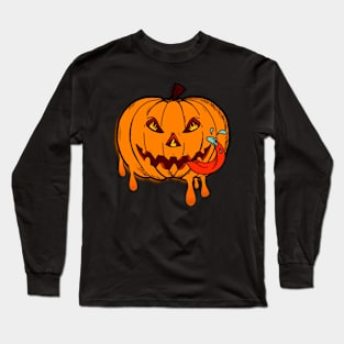 Halloween Pumpkin Long Sleeve T-Shirt